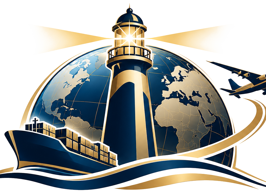 Logo TASAMIR, phare et boussole
